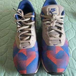 Nike Air Max Tavas Gray and Blue Sneakers